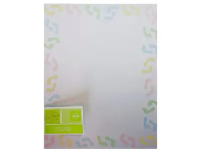 bulk buys SA689 - Adorable Baby Feet Stationery - 50 Sheets for Parting Wishes