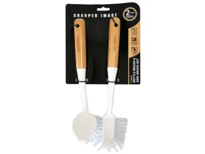 bulk buys FD351 - Sharper Image Bottle Brush & Sink Brush Set - 2 Pack