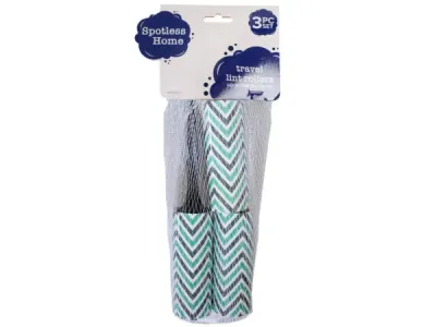 bulk buys FD280 - Travel Lint Roller Set with 2 Refill Rolls - Convenient & Co