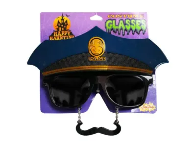 Bulk Buys GW734 - Kids Police Costume Sunglasses for Fun Dress-Up Play