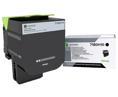 PNY Technologies 71B0H10 - LEXMARK 71B0H10 BLACK TONER CARTRIDGE FOR USE IN CSCX417 EST