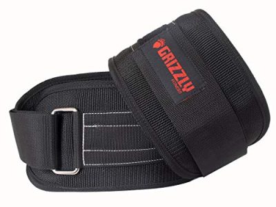 Grizzly Fitness 8834-04 - Grizzly 4in Bearhugger Nylon Training Belt - XL