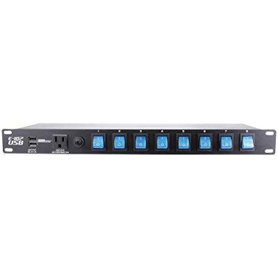 ELIMINATOR LIGHTING RA49154 - Eliminator Lighting Rack-mount Power Center ELIME107USB