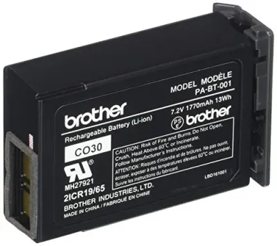 Brother PA-BT-001-B - RECHARGEABLE LI-ION BATTERY, RJ-3050