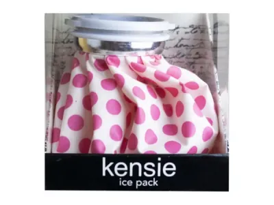 bulk buys UU929 - Kensie Pink Polka Dot Cold Therapy Ice Pack - Stylish Relief