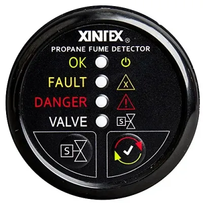Fireboy-Xintex P-1BS-R - Xintex Propane Fume Detector wPlastic Sensor & Solenoid Valv