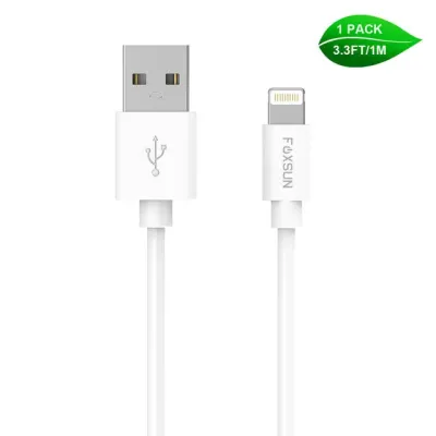 Foxsun AM001002 - Foxsun 3.3FT Lightning Charging Cable for iPhone & iPad