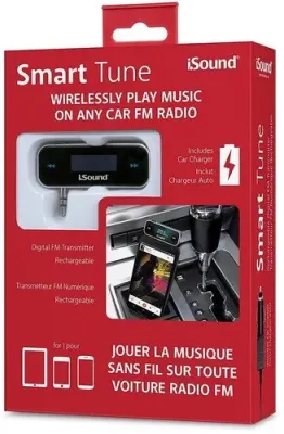 iSound ISOUND-1639 - i.Sound Smart Tune FM Transmitter for Mobile Devices