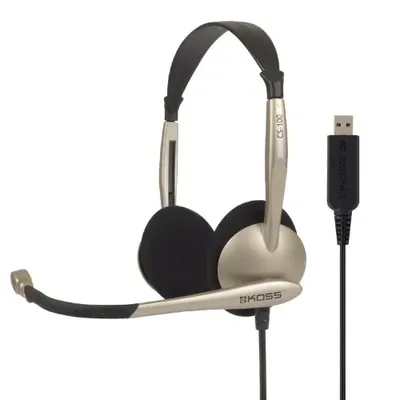Koss 194556 - KOSS(R) 178188 CS100 USB On-Ear, Over-the-Head Stereophone H