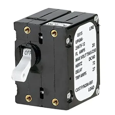 Paneltronics 206-080S - Paneltronics A Frame Magnetic Circuit Breaker - 15 Amps - Do