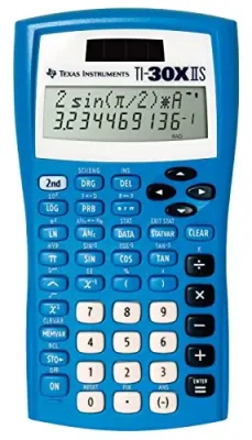 Texas Instruments DHTI30XIISBLUE - Texas Instruments TI-30XIIS Scientific Calculator - Blue