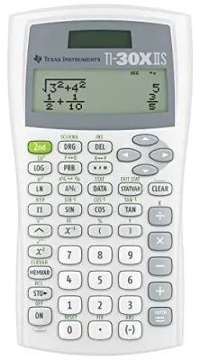 Texas Instruments 30XIIS/TBL/1L1/BN - Texas Instruments TI-30X IIS Scientific Calculator - White