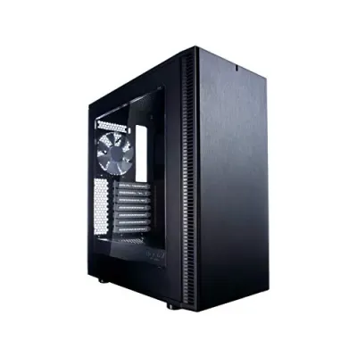 Fractal Design DHFDCADEFCBKTG - Fractal Design Define C 5-Bay Tempered Glass ATX Mid Tower C
