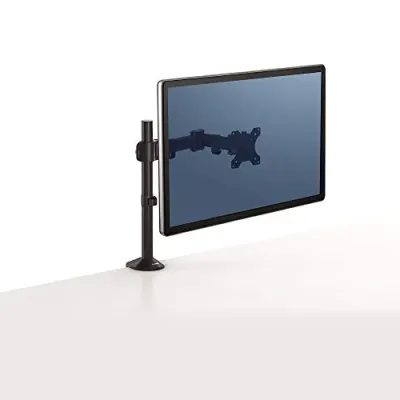 FELLOWES 8502501 - SINGLE MONITOR ARM ELEVATES YOUR SCREEN OFF THE DESK TO ELIM