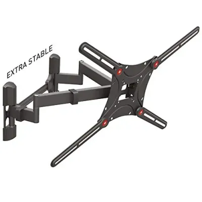 BARKAN BM464 - Adjustable Dual Arm Full Motion TV Mount 13-90 inches