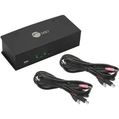 Siig CE-KV0711-S1 - SIIG 2X1 DUAL VIEW HDMI KVM SWITCH 4K (CE-KV0711-S1)