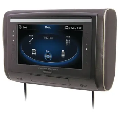 POWER ACOUSTIK H94 - Power Acoustik 9 Lcd Universal Headrest With Ir & Fm Transmi