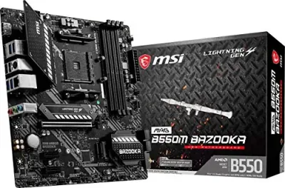 MSI B550MBAZKA - MSI MAG B550M BAZOOKA Micro ATX Motherboard