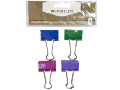 bulk buys FD316 - Set of 4 Premium Binder Clips for Organizing Documents
