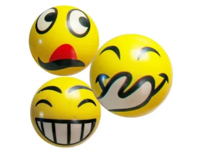 Bulk Buys EN746 - Emoticon Stress Balls with Display for Store Counters