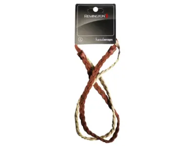 Bulk Buys KA713 - Remington 2-Pack Braided Suede Headwraps for Women