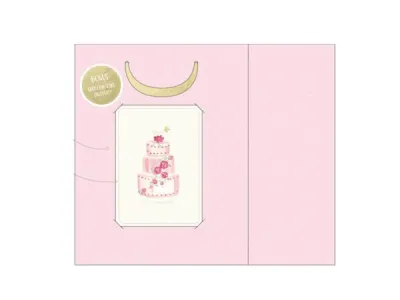 bulk buys GB187 - Elegant Wedding Cake Gift Bag for Special Occasions