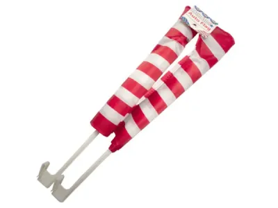 Bulk Buys CA382 - 2 Piece USA Car Flag Set - Patriotic Vehicle Flags