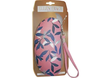 bulk buys GH793 - Ellen Tracy Coral & Leaves Sunglasses Case