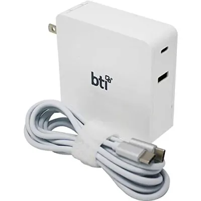 BATTERY TECHNOLOGY 87WUSB-C-BTI - AC ADAPTER FOR GOOGLE CHROMEBOOK ULTRA PIXEL 2 MACBOOK 12 20
