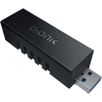 BIONIK DG-BNK-9018 - GIGANET ADPTR SWITCH BLK