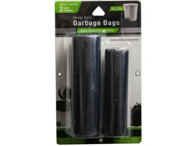 bulk buys EC400 - Heavy Duty Garbage Bags - 50 Pack with 2 Sizes Included