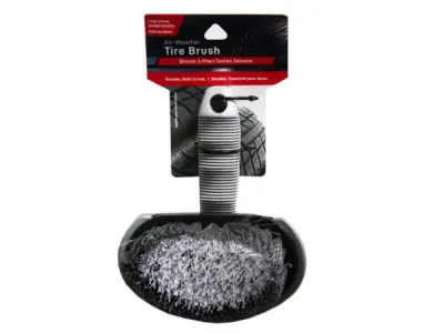 bulk buys EC407 - Heavy-Duty All-Weather Tire Cleaning Brush