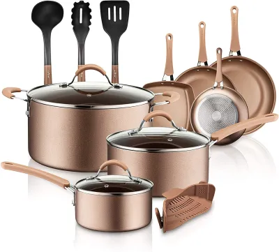 NUTRICHEF NCCW14S - 14PC NONSTCK CKWR SET