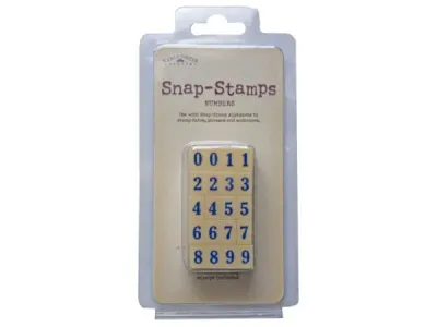 bulk buys SA713 - Snap Stamps Set - Numbers in Formal 14 Style
