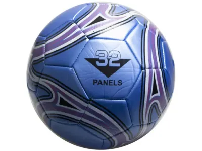 bulk buys OP970 - Size 5 Blue Soccer Ball with Eye-Catching Swirl Design