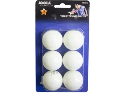 bulk buys DI698 - JOOLA 6-Pack White Table Tennis Balls - High Quality Balls