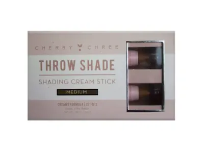 Bulk Buys MK322 - Throw Shade Medium Shading Cream Stick Set - 2 Pack