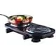 Brentwood TS-361BK - 1500W DBL ELEC BRNR BLK