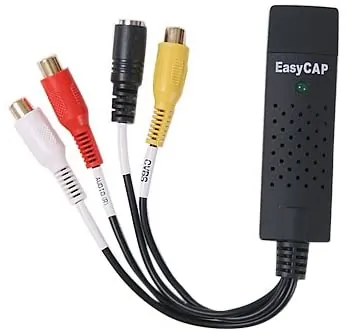 EasyCAP EASYCAP1 - Hde EasyCAP USB 2.0 AudioVideo CaptureSurveillance Dongle (A