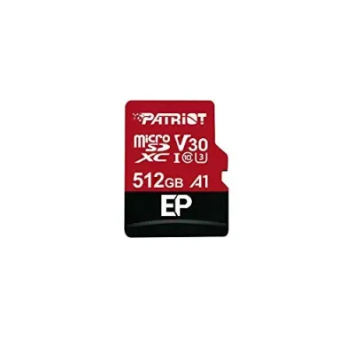 Patriot Memory PEF512GEP31MCX - Patriot 512GB EP A1 MicroSDXC V30 Memory Card