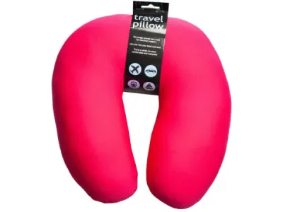 bulk buys GE447 - Comfortable Pink Neck Pillow for Travel and Relaxation