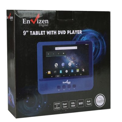 Envizen VMD9002 - Envizen 2-in-1 Android Tablet + DVD Player - Quad-Core 1.3GH
