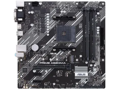 ASUS PRIME A520M-A/CSM - ASUS PRIME A520M-A Motherboard - AM4, 128GB DDR4, HDMI