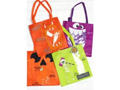 Bulk Buys GW795 - Spooky Trick or Treat Meter Bags for Halloween Fun