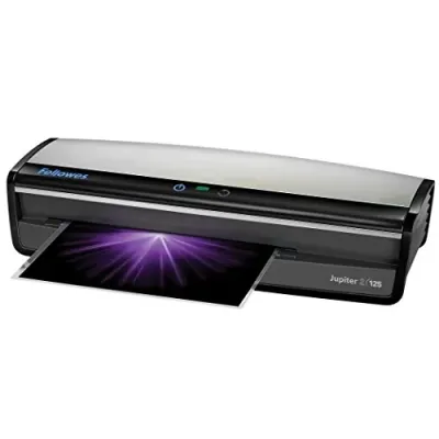 FELLOWES 5734101 - JUPITER 2 125 LAMINATOR WITH POUCH STARTER KIT - UNIQUE AUTO