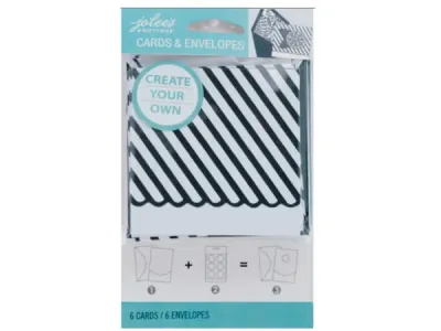 bulk buys GO110 - Chic Mini Note Cards with Envelopes - 6 Pack