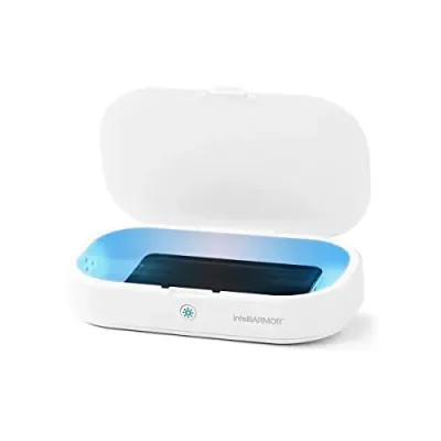 intelliARMOR IA-UV2-WHT - UV Shield Pro: Advanced Phone Sterilizer Device