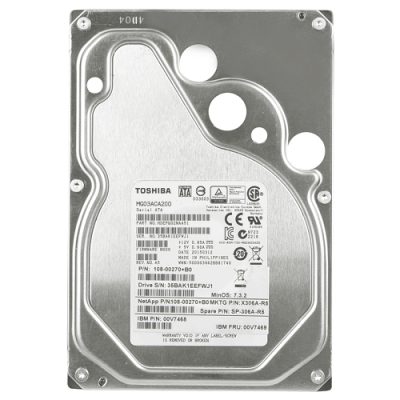 TOSHIBA MG03ACA200-IBMDL-NDW-RC - Toshiba (IBM Dual Label) 2 Terabyte (2TB) SATA600 7200RPM 64