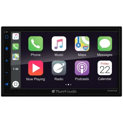 PLANET AUDIO PCPA975W - Planet Audio 6.75 Mechless Car Stereo with Apple CarPlay & A