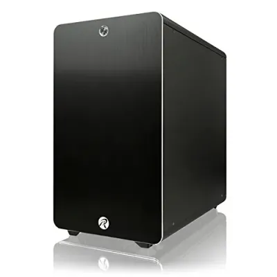 RAIJINTEK 0R200051 - Raijintek Thetis Classic Black Aluminum ATX Case with 7 PCI 